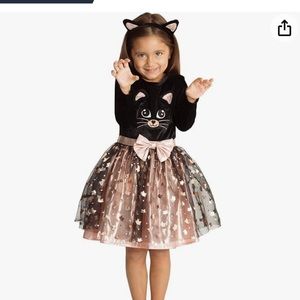 3T Kitty dress with cute tail and ears